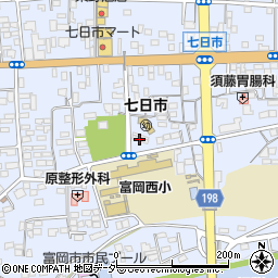 マル信無線電機富岡工場周辺の地図