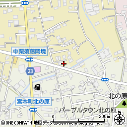 群馬県藤岡市中栗須144-1周辺の地図