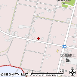 栃木県小山市東黒田206周辺の地図
