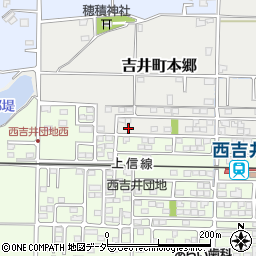 群馬県高崎市吉井町本郷794-12周辺の地図