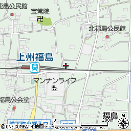 上信電鉄株式会社　福島変電所周辺の地図