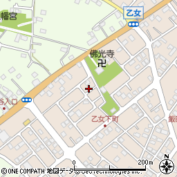 栃木県小山市南乙女1丁目6-21周辺の地図