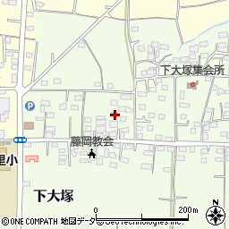 群馬県藤岡市下大塚26-1周辺の地図