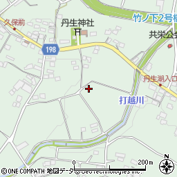 群馬県富岡市下丹生周辺の地図