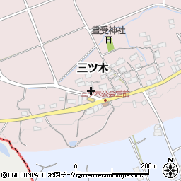 群馬県藤岡市三ツ木424-1周辺の地図