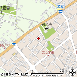 栃木県小山市南乙女1丁目6-3周辺の地図