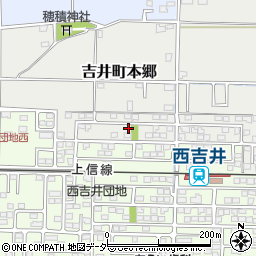 群馬県高崎市吉井町本郷805周辺の地図