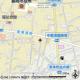 群馬県藤岡市中栗須129-6周辺の地図