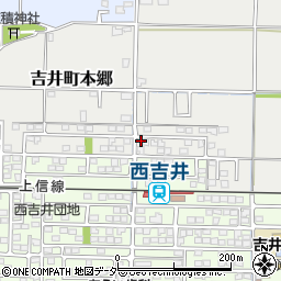 群馬県高崎市吉井町本郷852-13周辺の地図