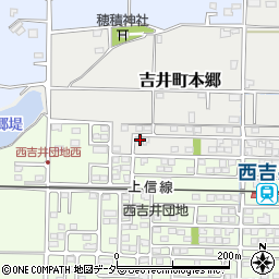 群馬県高崎市吉井町本郷794周辺の地図