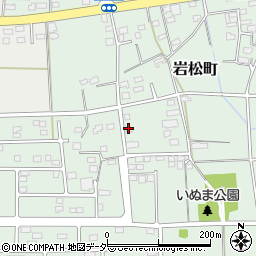 群馬県太田市岩松町212周辺の地図