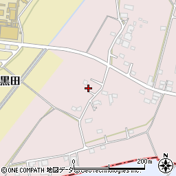 栃木県小山市東黒田335周辺の地図