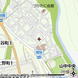 石川県加賀市山中温泉塚谷町イ263周辺の地図