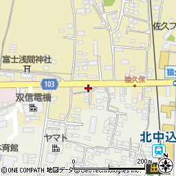 長野県佐久市猿久保739-2周辺の地図