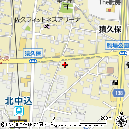 長野県佐久市猿久保852周辺の地図