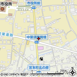 群馬県藤岡市中栗須133-4周辺の地図