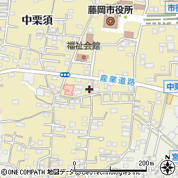 群馬県藤岡市中栗須90-3周辺の地図