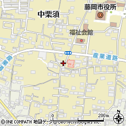 群馬県藤岡市中栗須340周辺の地図