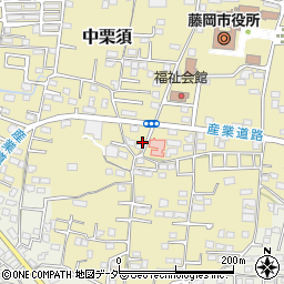 群馬県藤岡市中栗須340-1周辺の地図