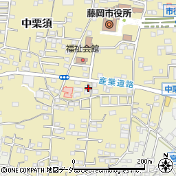 群馬県藤岡市中栗須90-10周辺の地図