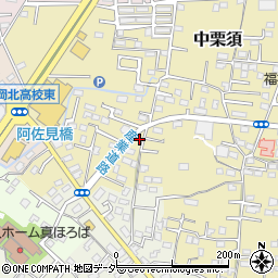 群馬県藤岡市中栗須39-1周辺の地図