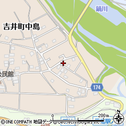 群馬県高崎市吉井町中島100-1周辺の地図