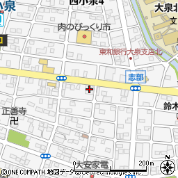 足利銀行大泉支店 ＡＴＭ周辺の地図