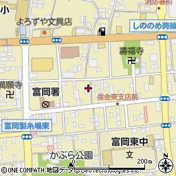 富岡甘楽電気工事協同組合周辺の地図