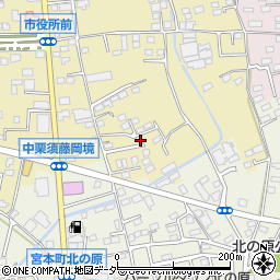 群馬県藤岡市中栗須143-18周辺の地図