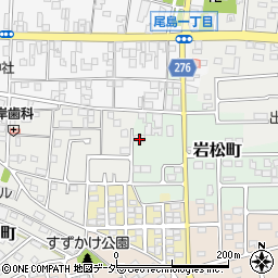 群馬県太田市岩松町141周辺の地図