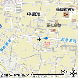 群馬県藤岡市中栗須341-1周辺の地図