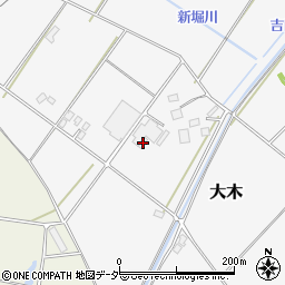茨城県結城市大木2364-1周辺の地図