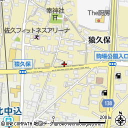 長野県佐久市猿久保857周辺の地図