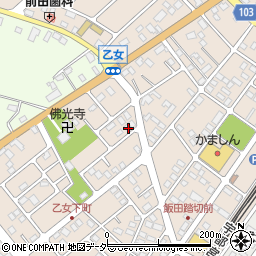 栃木県小山市南乙女1丁目2-5周辺の地図