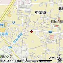 群馬県藤岡市中栗須50-4周辺の地図