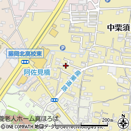 群馬県藤岡市中栗須38-3周辺の地図