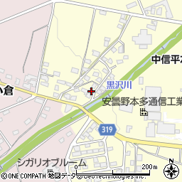 長野県安曇野市三郷温8570-20周辺の地図