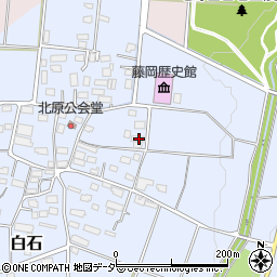 群馬県藤岡市白石1281-2周辺の地図