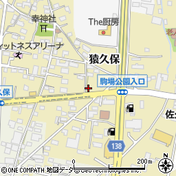 長野県佐久市猿久保873-1周辺の地図