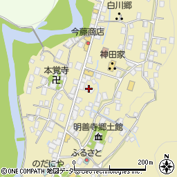 岐阜県大野郡白川村荻町155周辺の地図