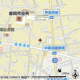 群馬県藤岡市中栗須114-1周辺の地図