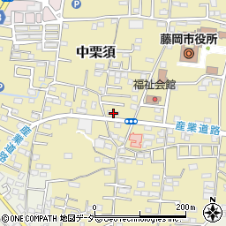 群馬県藤岡市中栗須341周辺の地図