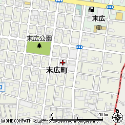 群馬県太田市末広町555周辺の地図