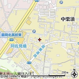 群馬県藤岡市中栗須40-19周辺の地図