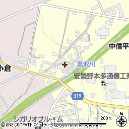 長野県安曇野市三郷温6296周辺の地図