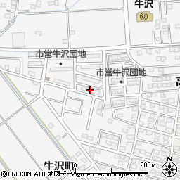牛沢県営住宅７３－Ｄ周辺の地図