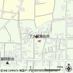 群馬県藤岡市下大塚41-2周辺の地図