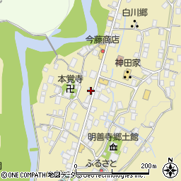 岐阜県大野郡白川村荻町178-1周辺の地図