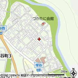 石川県加賀市山中温泉塚谷町イ周辺の地図
