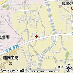 群馬県藤岡市下戸塚134周辺の地図